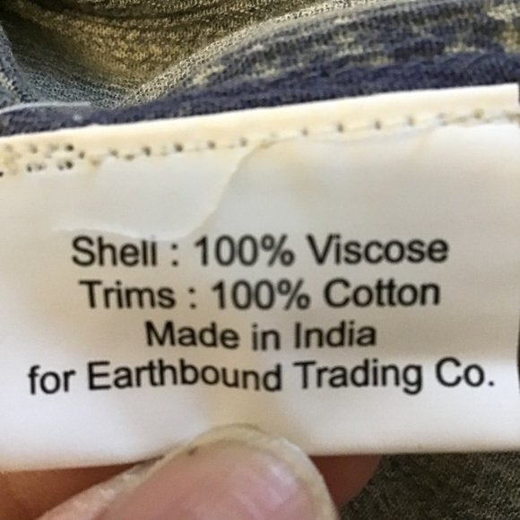 EARTHBOUND Two-tone Top with Floral Lace Accents - Picture 12 of 12